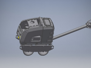 14347 mini vibration pavement compaction equipment 3D Модель