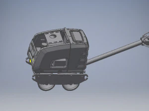 14347 mini vibration pavement compaction equipment 3D Model