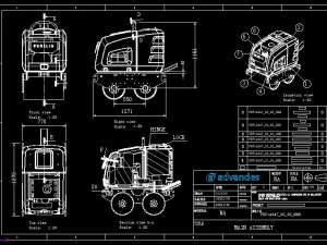 14347 mini vibration pavement compaction equipment 3D Model