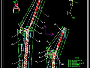 quy90t hydraulic crawler crane complete drawing Model 3D