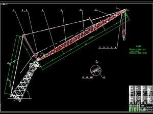 quy150t hydraulic crawler crane complete drawing 3D Модель