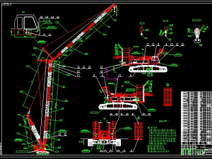 quy400t hydraulic crawler crane complete drawing 3D Модель