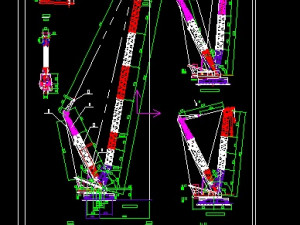 quy400t hydraulic crawler crane complete drawing 3D 모델