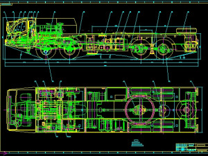 50t car crane complete drawing Model 3D