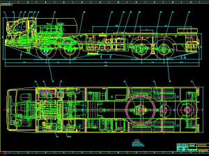 50t car crane complete drawing 3D Model