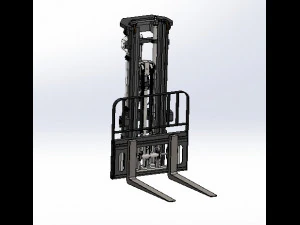 universal wheel multi-function forklift complete model 3D Model
