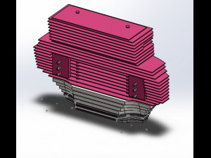 universal wheel multi-function forklift complete model Modelo 3D