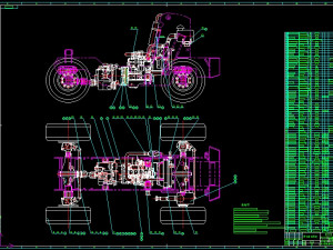 tth3060 forklift truck loader complete drawing Model 3D