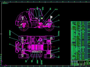 tth3060 forklift truck loader complete drawing Model 3D