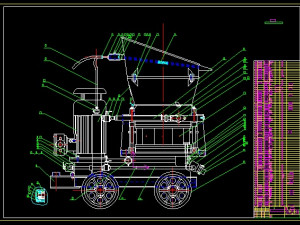 pzct5-v type concrete jet full drawings 3D मॉडल