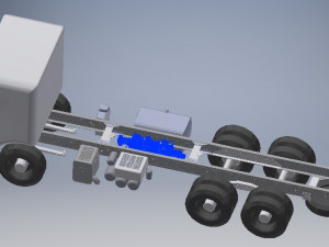 47m concrete pump truck model complete 3Dモデル