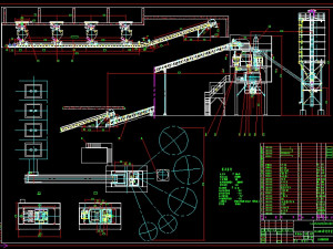 complete drawing of lbhls150 concrete mixing station 3D Model