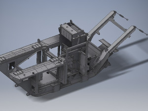 rm80 mobile crushing station complete model Modelo 3D