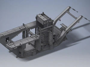 rm80 mobile crushing station complete model 3D Model