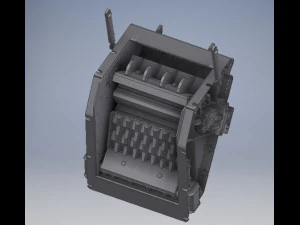 rm80 mobile crushing station complete model 3D Model