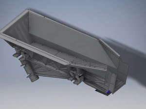rm80 mobile crushing station complete model 3D Model