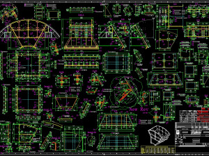 bridge type reclaimer stacker bucket turbine complete drawing 3D Model
