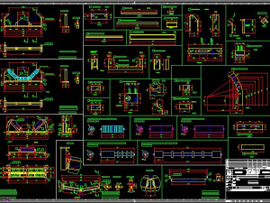 bridge type reclaimer stacker bucket turbine complete drawing 3D Model