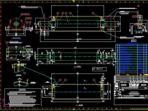 bridge type reclaimer stacker bucket turbine complete drawing 3D Model