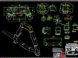 bridge type reclaimer stacker bucket turbine complete drawing 3D Model