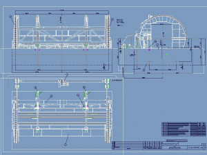 train car reversing equipment dumper complete drawing 3D Model