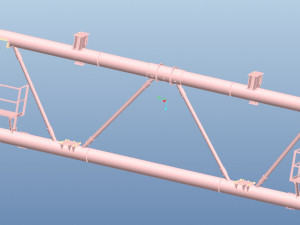 train car reversing equipment dumper complete drawing 3D Model