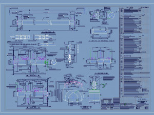 train car reversing equipment dumper complete drawing 3D Model