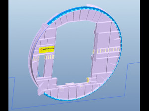 train car reversing equipment dumper complete drawing 3D Model