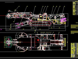 Horizontalachsen-EBZ150-Schildmaschine, Teilschnittbagger 3D Modell