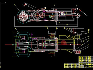 horizontal axis ebz150 shield machine roadheader excavator 3D Model