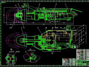 vertical axis ebz132 shield machine roadheader excavator 3D 모델