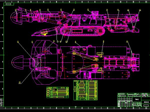 vertical axis ebz132 shield machine roadheader excavator 3D 모델