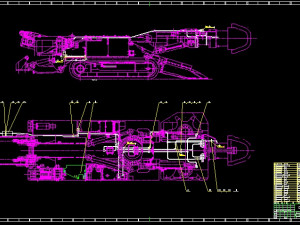 vertical axis ebz132 shield machine roadheader excavator 3D 모델