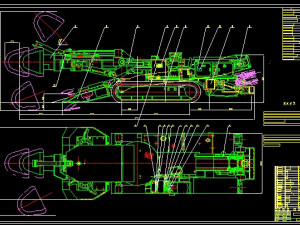 vertical axis ebz160 shield machine roadheader excavator 3D Model