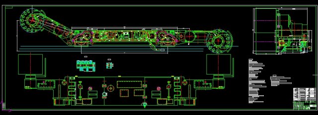 mg132315-wd thin coal seam electric traction shearer complete set of drawings Modelo 3D .c4d .max .obj .3ds .fbx .stl .blend 