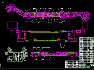 mg132315-wd thin coal seam electric traction shearer complete set of drawings Modelo 3D