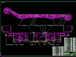 mg132315-wd thin coal seam electric traction shearer complete set of drawings 3D Model