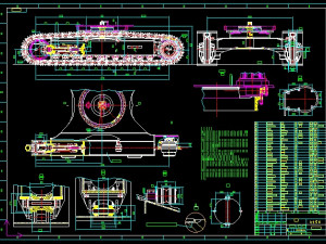 wy05 hydraulic track excavator complete drawing Model 3D