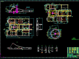 wy05 hydraulic track excavator complete drawing Model 3D
