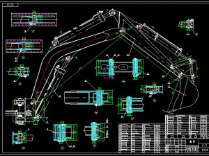 wyl5 hydraulic tire excavator complete drawing 3D Model