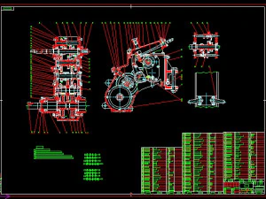 101 hand tractor complete drawing 3D Model