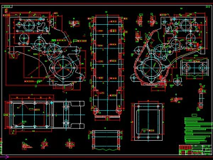 101 hand tractor complete drawing 3D Model