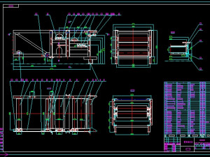 dsj100-63-125 retractable belt machine drawings complete drawings 3D Модель