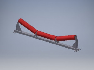 iron ore pelettizing plant belt conveyor 3D Model