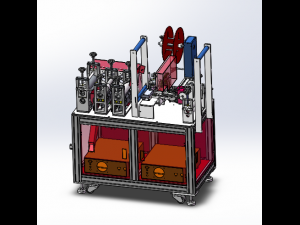 full set of drawings of n95 mask automatic production line 3D Model