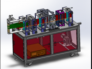 full set of drawings of n95 mask automatic production line 3D Model