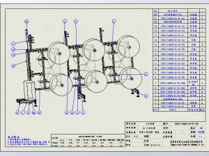 full set of drawings of n95 mask automatic production line 3D Model