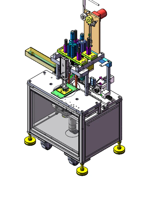 new version of semi-automatic rotating mask ear strap welding machine 3d engineering drawing bom 3D Model .c4d .max .obj .3ds .fbx .stl .blend 