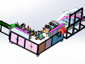 new n95 mask forming machine slice welding nose bridge forming machine Model 3D