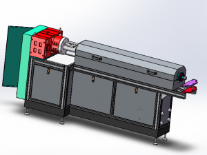 meltblown cloth production equipment full set of 3d engineering drawings bom electrical 3D Model